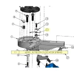Dillon XL750 Station 2 Locator Spring #62331