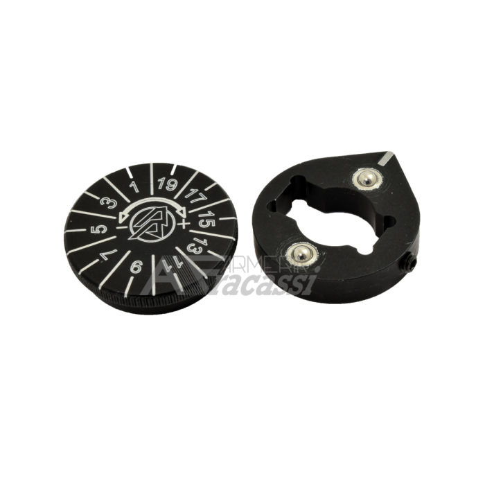 Pomolo di regolazione Micrometrico per polvere a click - Knob V2