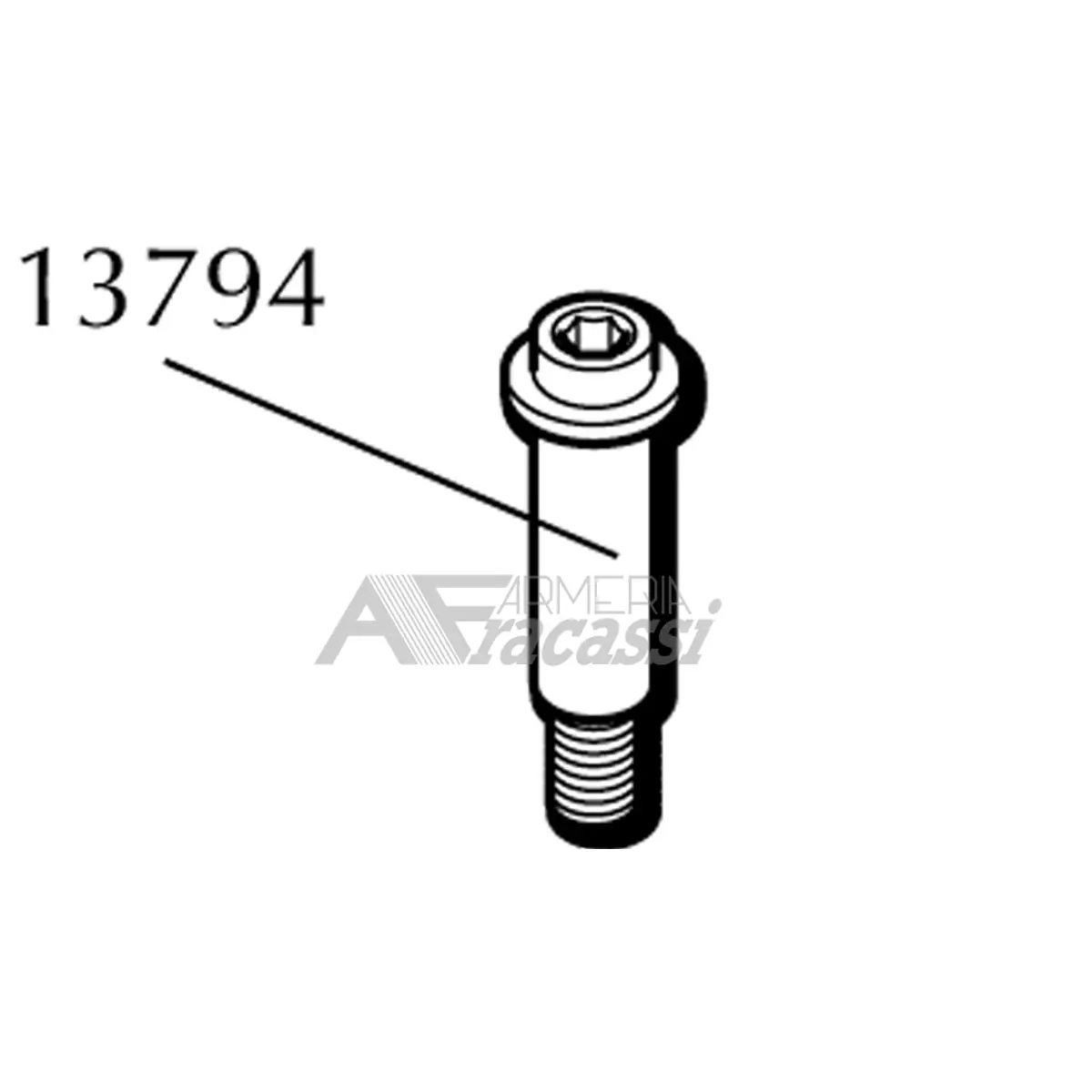 13794 Dillon vite shellplate – Shellplate Bolt RL550 #13794 - immagine 1