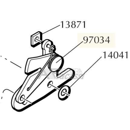 Lock-Link Bellcrank assy #97034