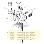 Dillon Casefeed Body Bushing XL750/XL650 - immagine 2