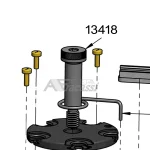 Dillon vite shellplate XL750/XL650 - Shellplate Bolt XL750/XL650 #13418