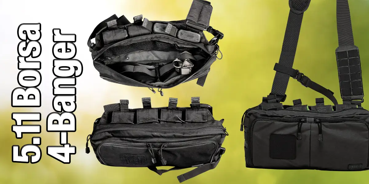 5.11 Borsa 4-Banger da 5L: La Borsa Tattica per il Tiro Sportivo e l'Operatore Professionale
