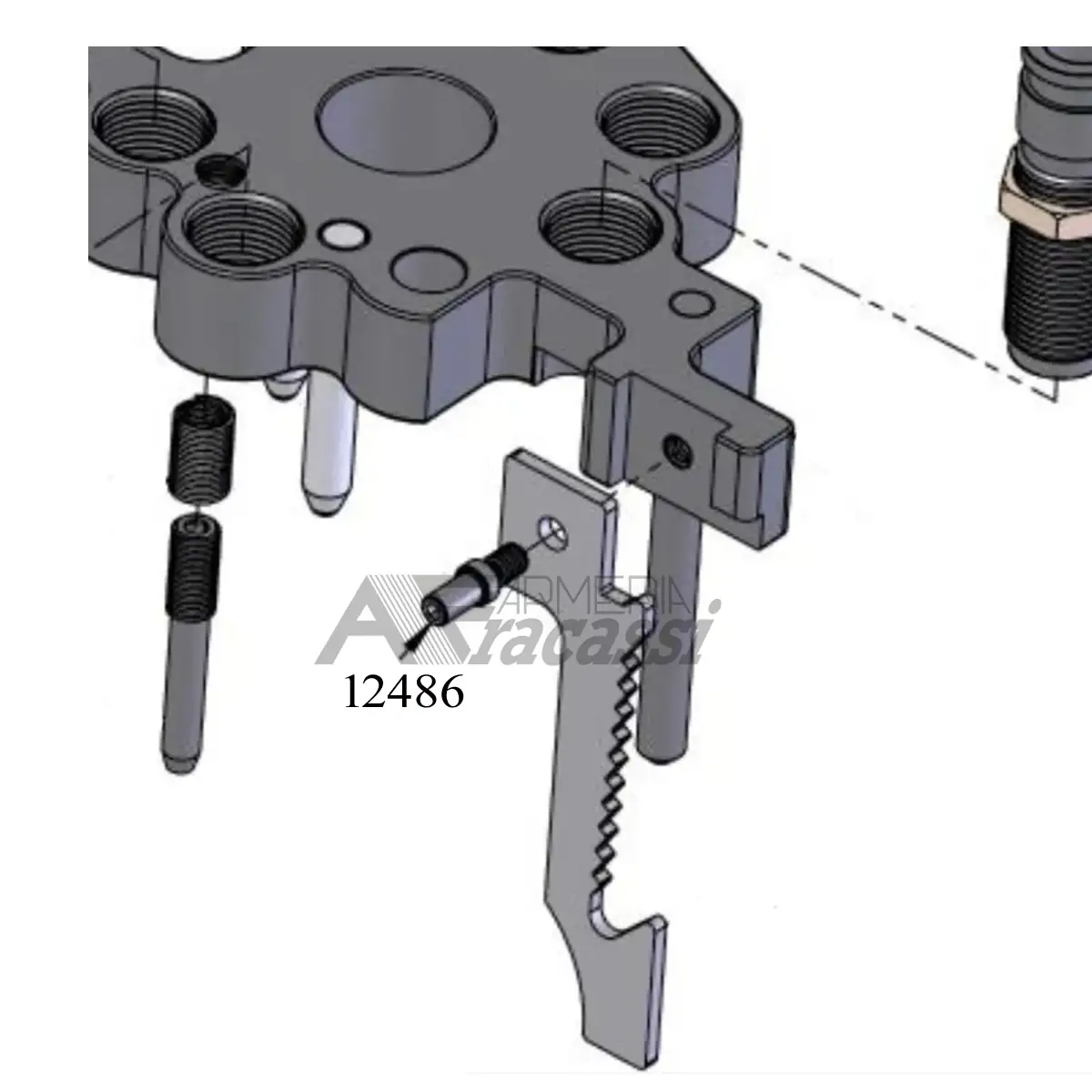 12486 Dillon Cam Guide Bolt #12486 - immagine 1