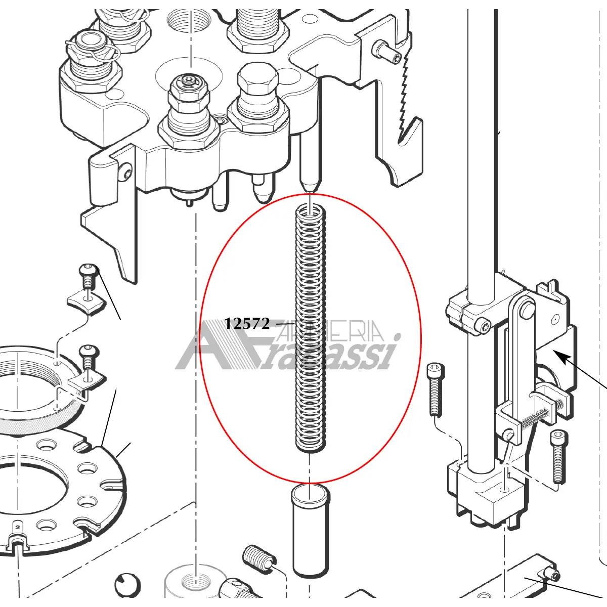 12572 Dillon Toolhead Spring #12572 - immagine 1