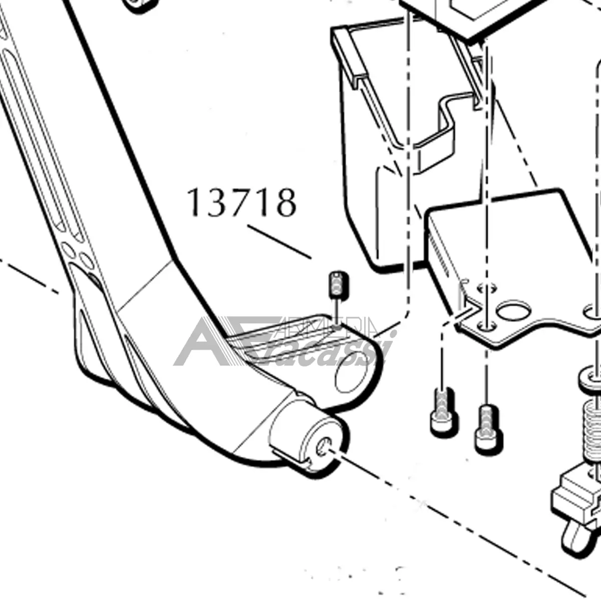 13718 Dillon Crank Pin Set Screw #13718 - immagine 1
