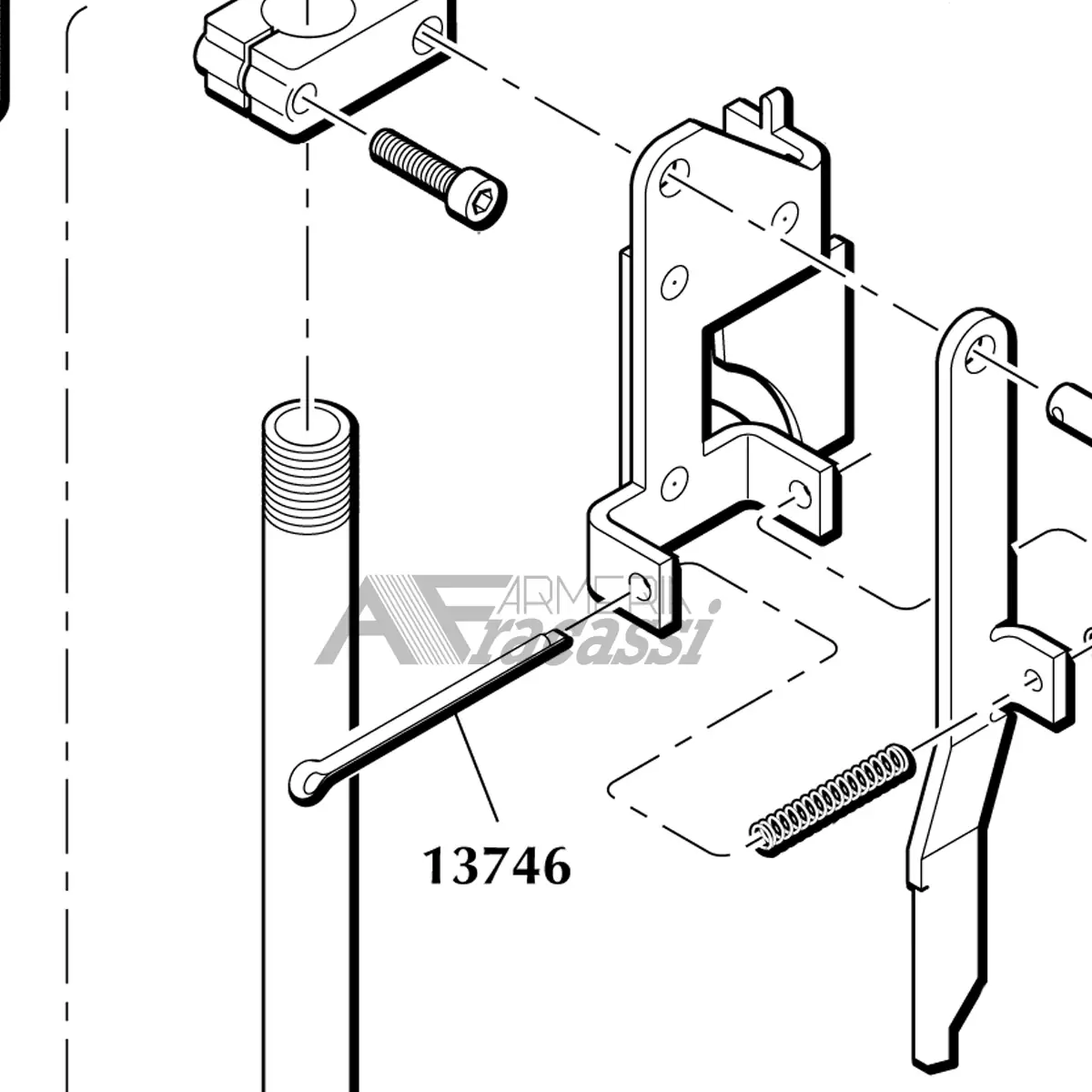 13746 Dillon Actuating Lever Cotter Pin #13746 - immagine 1
