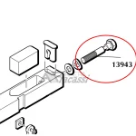 Dillon Powder Bar Adjustment Bolt #13943