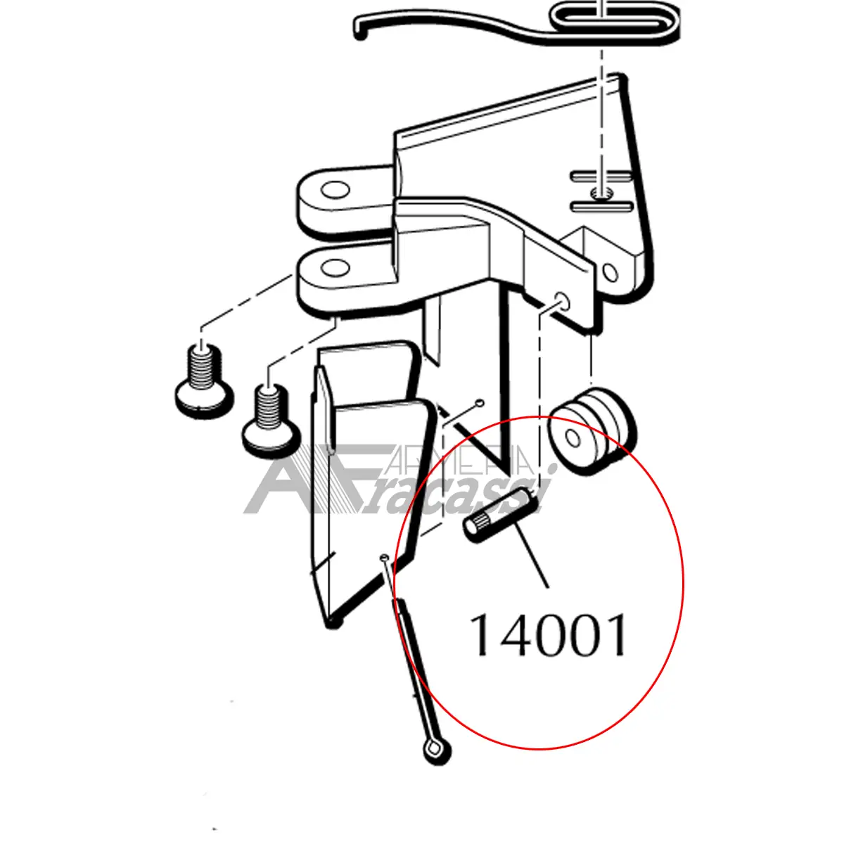 14001 Dillon Platform Roller Pin #14001 - immagine 1