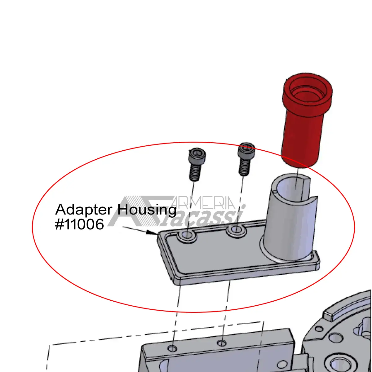 11006 Dillon Adapter Housing #11006 - immagine 1