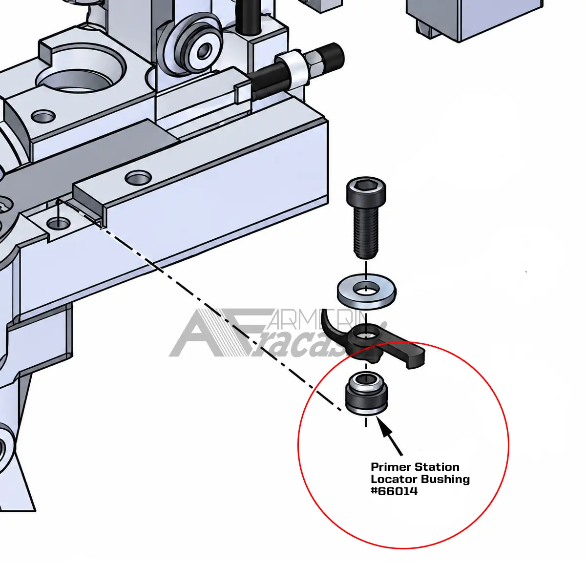 66014 Dillon Primer Station Locator Bushing #66014 - immagine 1