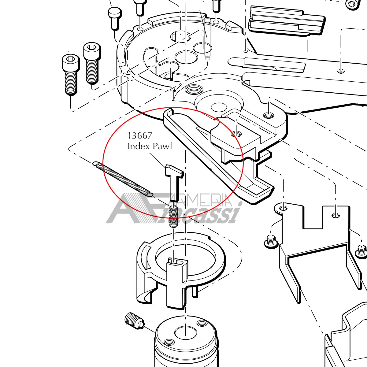 13667 Dillon Index Pawl #13667 - immagine 1